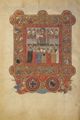 Unbekannter Buchmaler des Vatikans: Fragment aus der »Pontifikale Bonifaz' IX«