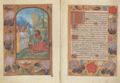 Unbekannter Buchmaler des Vatikans: Fragment aus einem dreibändigem Stundenbuch