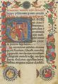 Unbekannter Buchmaler des Vatikans: Fragment aus dem Psalter und Hymnar des Kardinals Bessarion