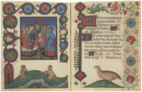 Unbekannter Buchmaler des Vatikans: Fragment aus einem Stundenbuch