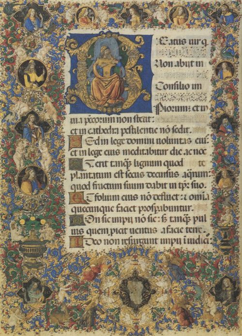 Unbekannter Buchmaler des Vatikans: Fragment aus einem Psalter, Marienoffizium und Hymnar