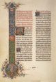 Unbekannter Buchmaler des Vatikans: Fragment aus der Missale des Florentiner Baptisteriums