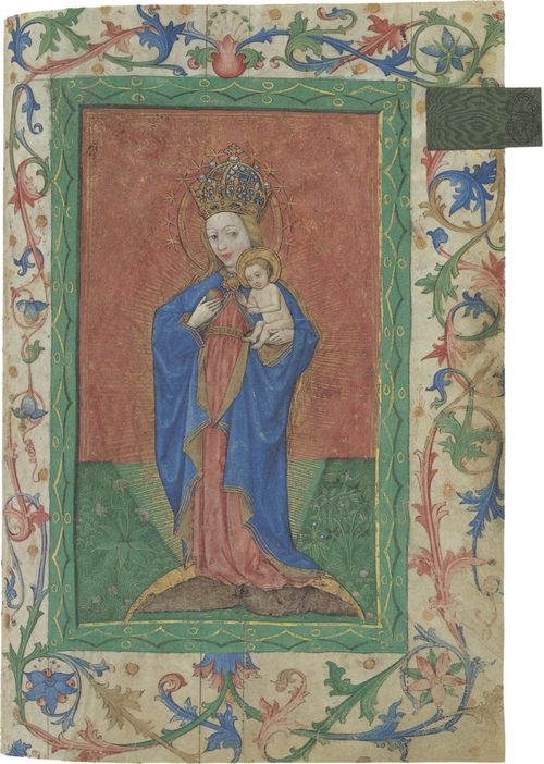 Unbekannter Buchmaler des Vatikans: Fragment aus einer Missale fr Fraziskaner