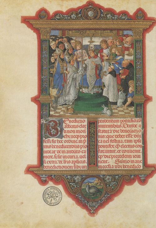Giovan Pietro Birago: Fragment aus dem Pontifikale des Jnos Vitz d. J.