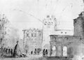 Guercino, Giovanni Francesco: Das Feuerwerk auf dem Platz