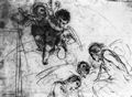 Guercino, Giovanni Francesco: Die Hl. Petronilla Accolta im Himmel