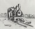 Ophey, Walter: Einsame Lokomotive