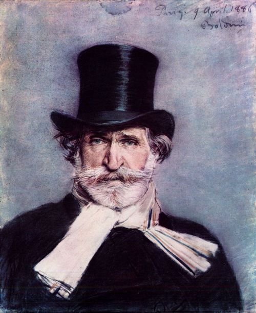 Boldini, Giovanni: Portrt Giuseppe Verdi