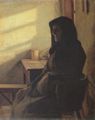 Ancher, Anna: Eine blinde Frau in ihrer Stube