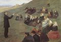 Ancher, Anna: Eine Missionspredigt (Am Leuchtturm in Skagen)