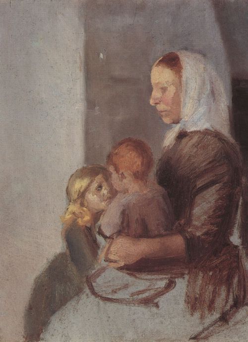 Ancher, Anna: Mutter mit zwei Kindern