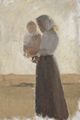 Ancher, Anna: Junge Frau mit Kind auf dem Arm