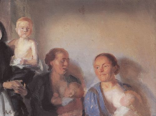 Ancher, Anna: Skizze zu »Impfung«