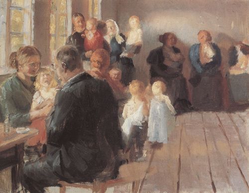 Ancher, Anna: Kompositionsskizze zu »Impfung«