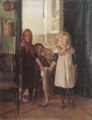 Ancher, Anna: Kleine Mädchen mit einem Dorsch