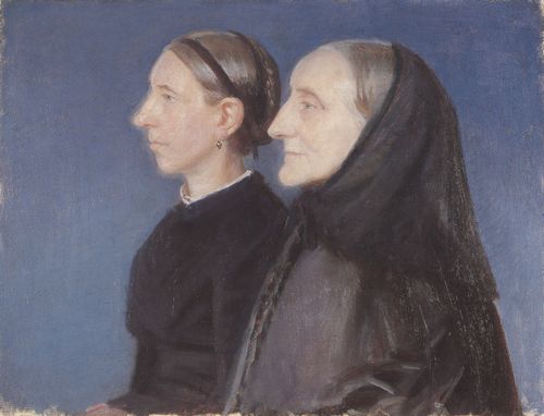 Ancher, Anna: Portrt Ane Hedvig Brndum und Tochter Hulda
