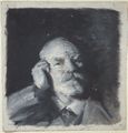 Ancher, Anna: Porträt Michael Ancher (Grisaille)