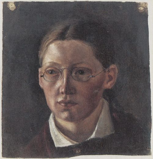 Ancher, Anna: Portrt einer jungen Frau () mit Brille