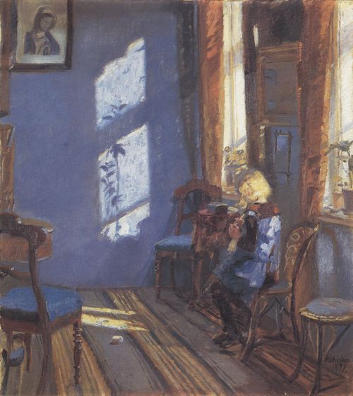 Ancher, Anna: Sonnenschein in der blauen Stube