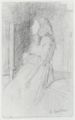 Ancher, Anna: Sitzende alte Frau in einem Interieur
