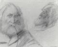 Ancher, Anna: Zwei Kopfstudien des Malers