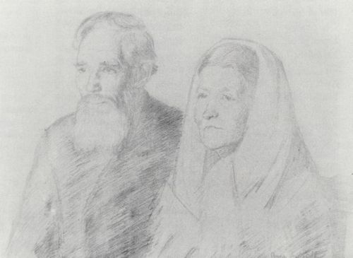 Ancher, Anna: Doppelportrt der alten Mikkelsens