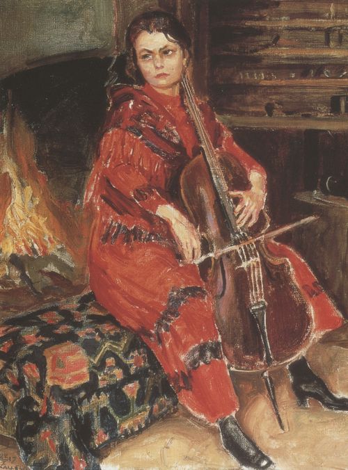 Gallen-Kallela, Akseli: Kirsti spielt das Cello