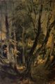 Turner, Joseph Mallord William: Ein Buchenwald mit sitzenden Zigeunern, gesehen aus mittlerer Entfernung (A Beech Wood with Gipsies Seated in the Middle Distance )