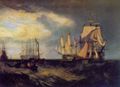 Turner, Joseph Mallord William: Spithead: Die Mannschaft birgt einen Anker (Spithead: Boat's Crew recovering an Anchor)