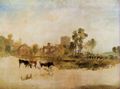 Turner, Joseph Mallord William: Mhle und Kirche in Goring (Goring Mill and Church)