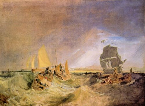Turner, Joseph Mallord William: Flotte an der Mndung der Themse (Shipping at the Mouth of the Thames)