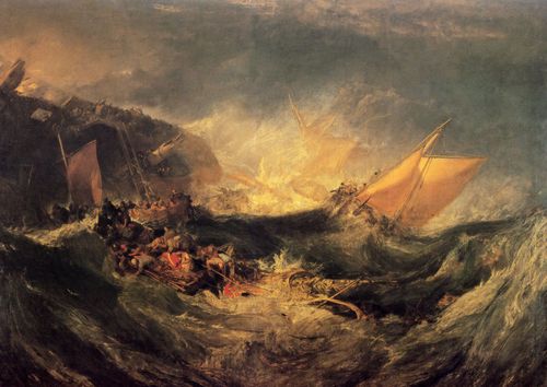 Turner, Joseph Mallord William: Wrack eines Transportschiffes (Wreck of a Transport Ship)