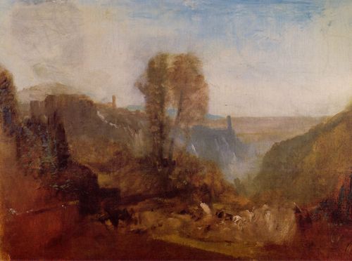 Turner, Joseph Mallord William: Tivoli, das Cascatelle (Tivoli, the Cascatelle)