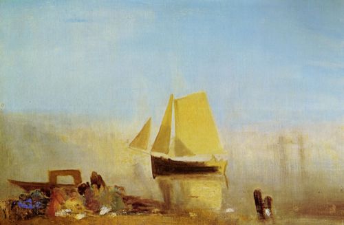 Turner, Joseph Mallord William: Fischerboot im Nebel (Fishing Boat in a Mist)