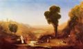 Turner, Joseph Mallord William: Landschaft: Christus und die Frau aus Samaria (Landscape: Christ and the Woman of Samaria)
