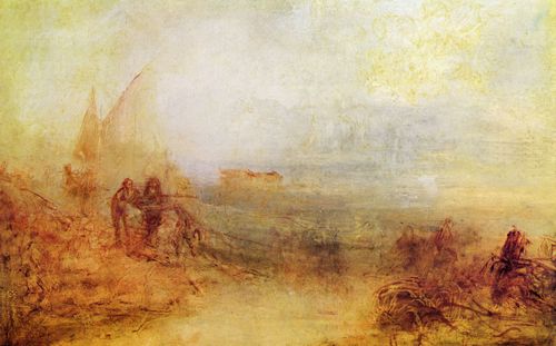 Turner, Joseph Mallord William: Wracks an der Kste: Sonnenaufgang im Nebel (Wreckers on the Coast: Sun rising through Mist)