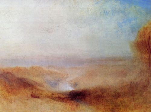 Turner, Joseph Mallord William: Landschaft mit einem Fluss und einer Bucht in der Ferne (Landscape with a River and a Bay in the Distance)