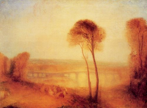 Turner, Joseph Mallord William: Landschaft mit Walton-Brcken (Landscape with Walton Bridges)