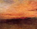 Turner, Joseph Mallord William: Sonnenuntergang (Sunset)
