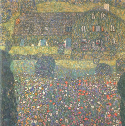 Klimt, Gustav: Landhaus am Attersee