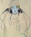 Klimt, Gustav: Damenbildnis en Face [2]