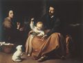 Murillo, Bartolomé Esteban Perez: Die Heilige Familie mit dem Vögelchen