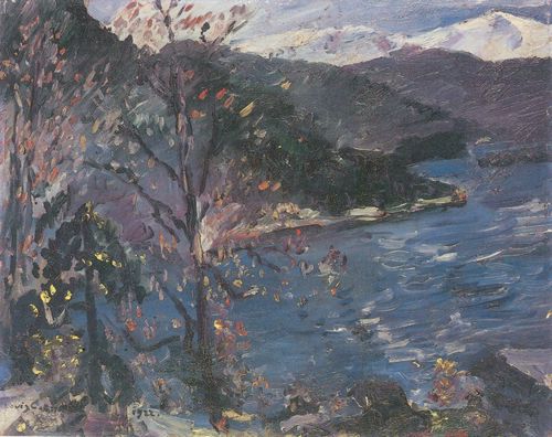 Corinth, Lovis: Walchensee im Herbst