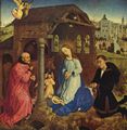 Weyden, Rogier van der: Bladelin-Altar (Middelburger Altar), Mitteltafel: Geburt Christi