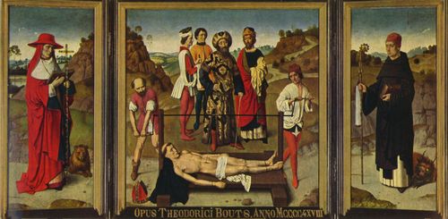 Bouts, Dieric: Martyrium des Hl. Erasmus, Triptychon
