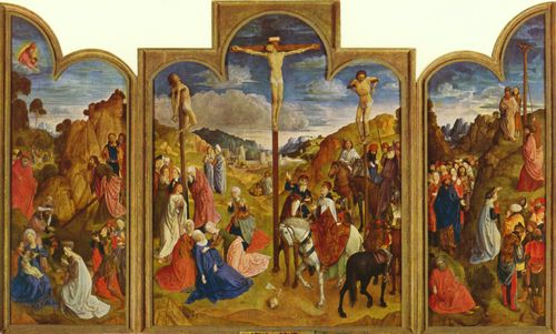 Gent, Justus van: Triptychon der Kreuzigung