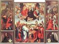 Dürer, Albrecht: Heller-Altar: Rekonstruktion des geöffneten Altars mit der Kopie des Mittelbildes