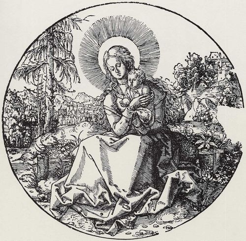 Aldegrever, Heinrich: Die Hl. Maria im Tondo