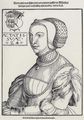 Aldegrever, Heinrich: Portrt der Gattin Jan van Leydens (Kopie)