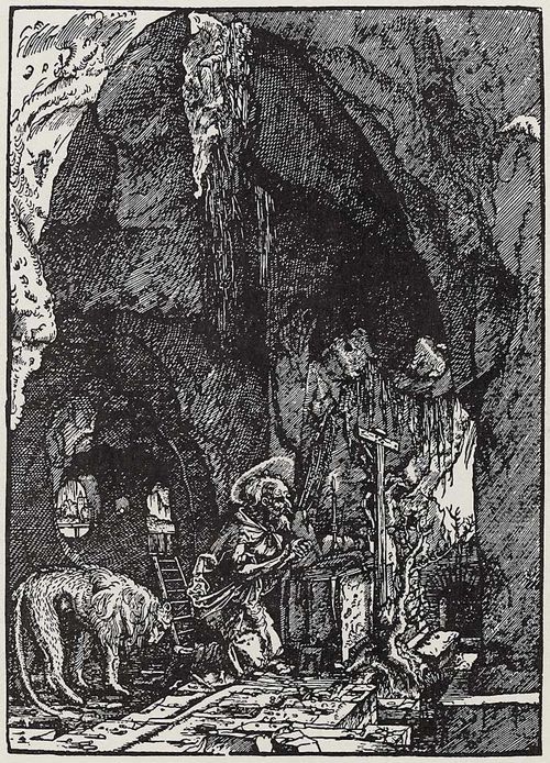Altdorfer, Albrecht: Der Hl. Hieronymus in der Felsengrotte